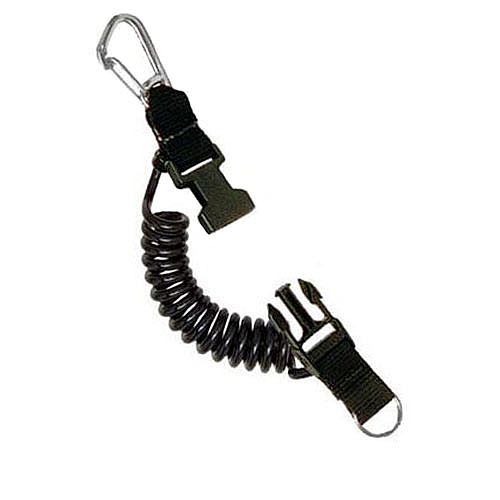 Princeton Tec Coil Lanyard with Stainless Steel Carabiner