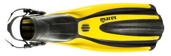 Mares Avanti Superchannel Fins - Yellow / Regular - Click Image to Close