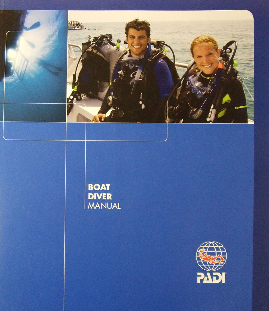 PADI Boat Diving Specialty Manual - Click Image to Close
