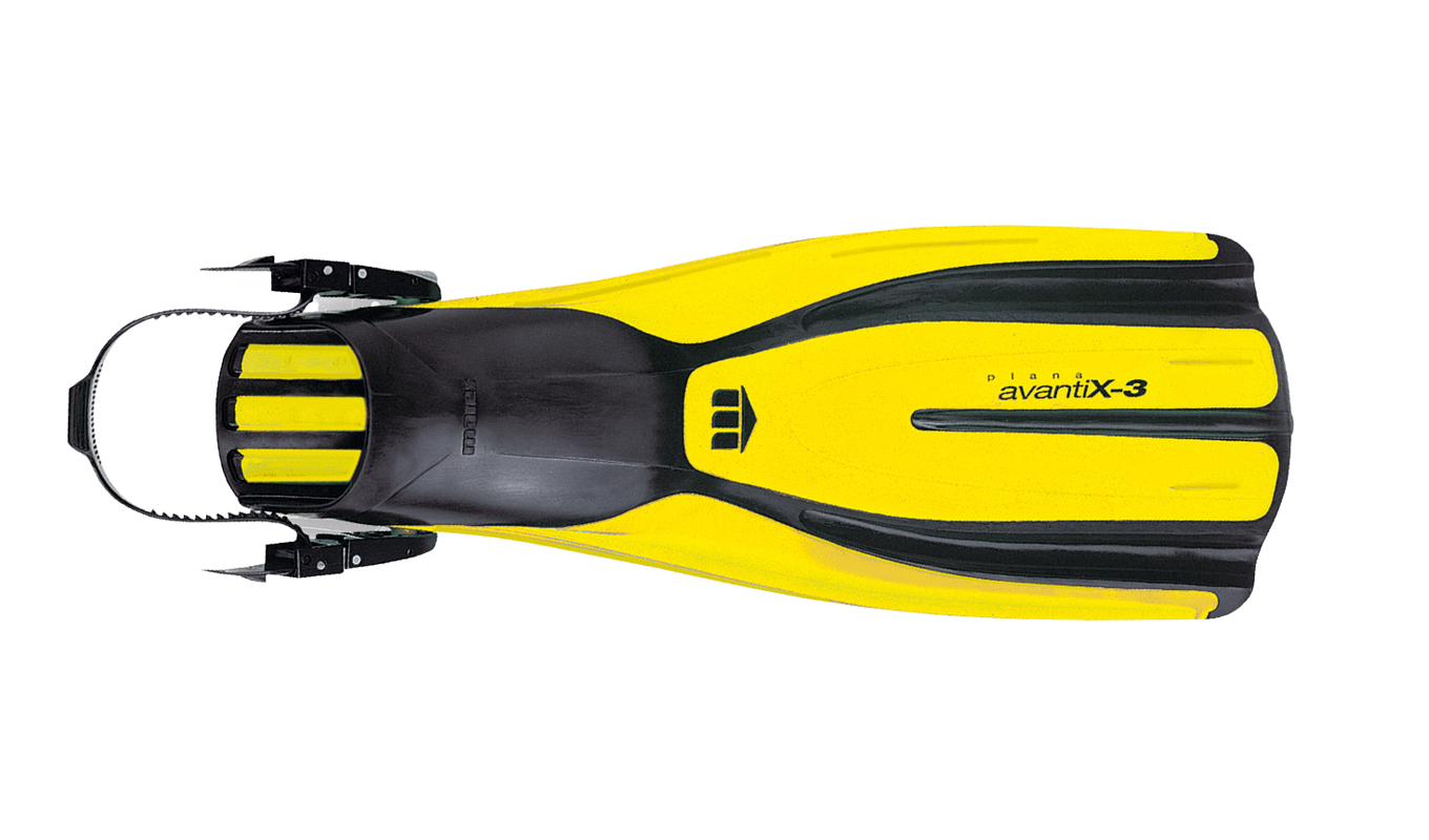 Mares Avanti X3 ABS Fin - Yellow / Extra Small - Click Image to Close