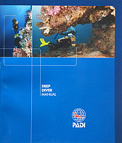 PADI Deep Diving Specialty Manual - Click Image to Close
