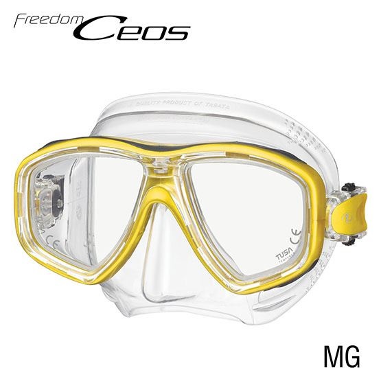 TUSA Ceos Mask - Gold / Clear
