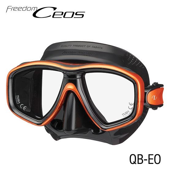 TUSA Ceos Mask - Black / Orange