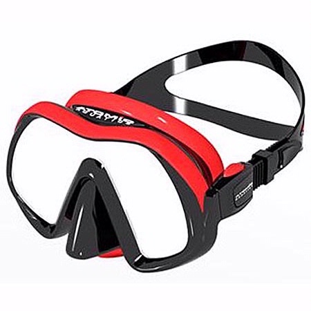 Atomic Venom Frameless Mask - Black / Red