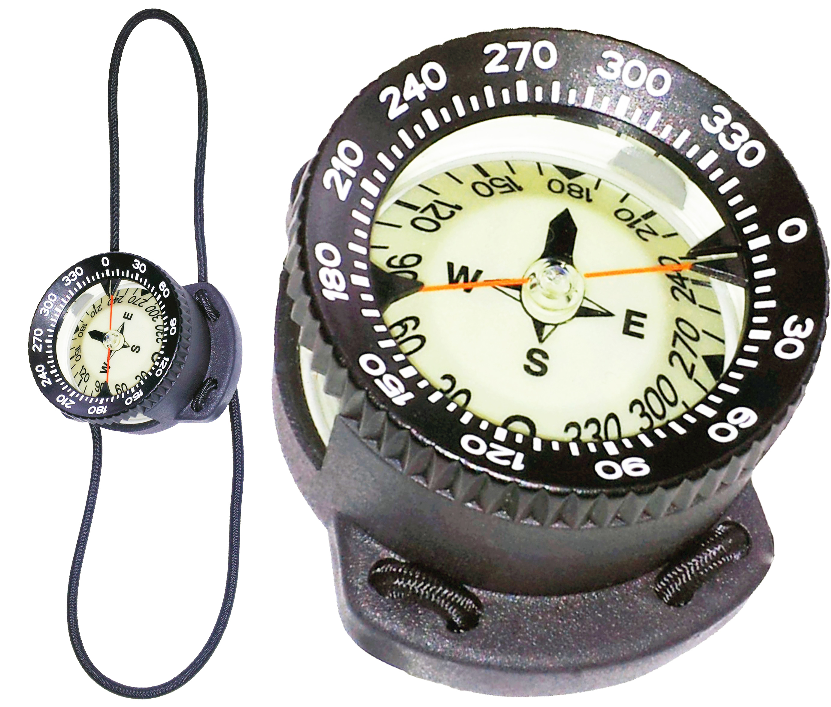 Beaver Pilot Compass with Wrist Bungee