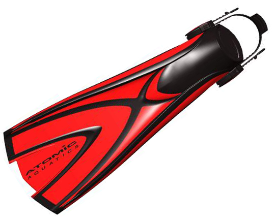 Atomic X1 Blade Fin - Red / Large