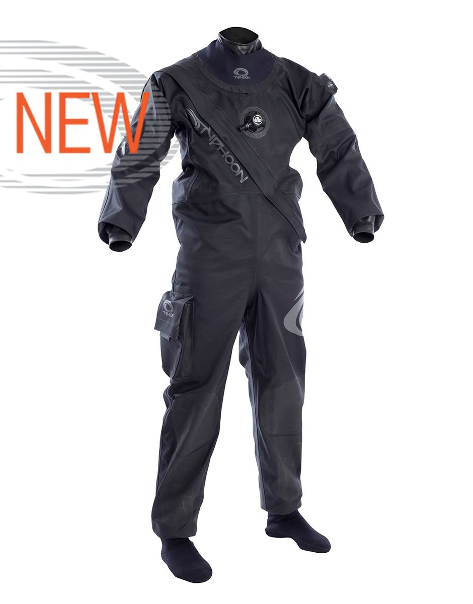 Typhoon Spectre Front Entry Drysuit - Large with 10/11 Boot