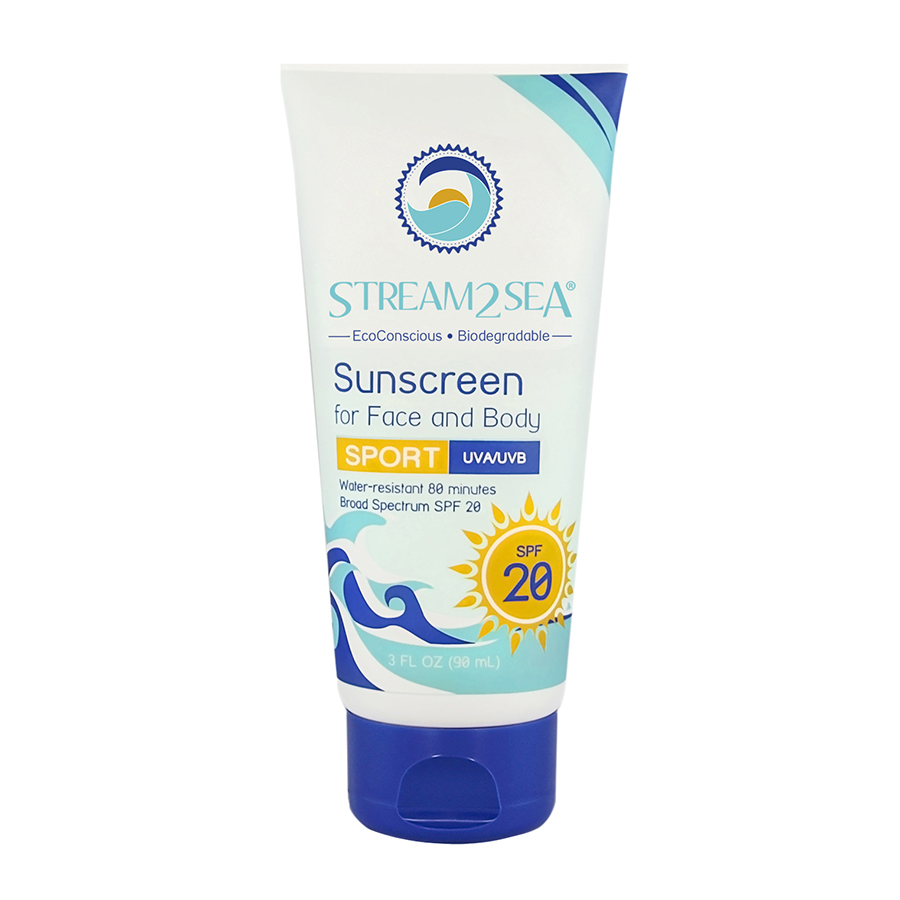 Stream2Sea SPF20 Sunscreen for the Face & Body