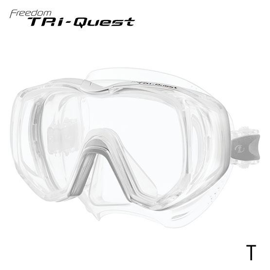 TUSA Freedom Tri-Quest Mask - Clear